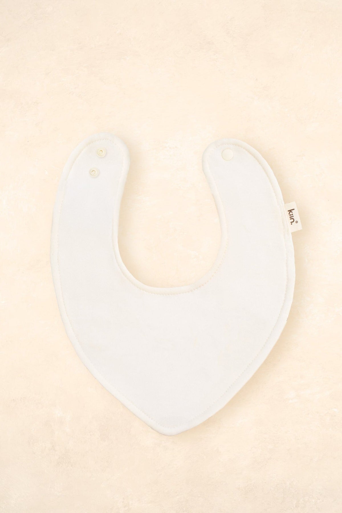 Bamboo Cotton Dribble Bib Dribble Bibs Kiin ® Ivory