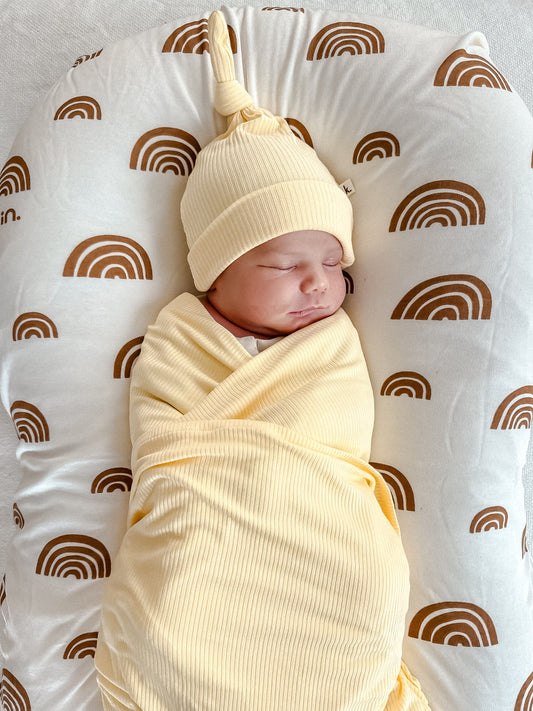 Bamboo Stretch Beanie Bows + Beanies Kiin ®