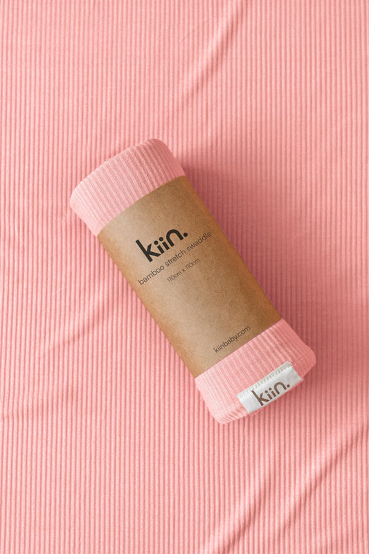 Bamboo Stretch Swaddle Swaddles Kiin ® Peony