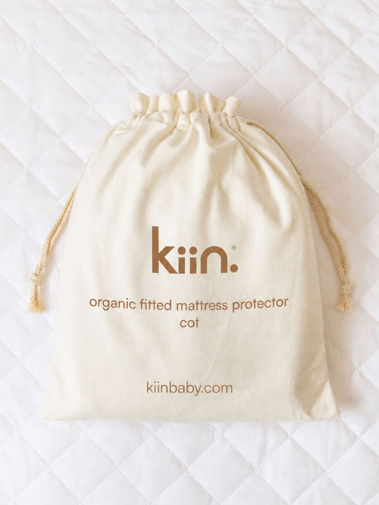Fitted Mattress Protector Organic - Cot Mattress Protectors Kiin ®