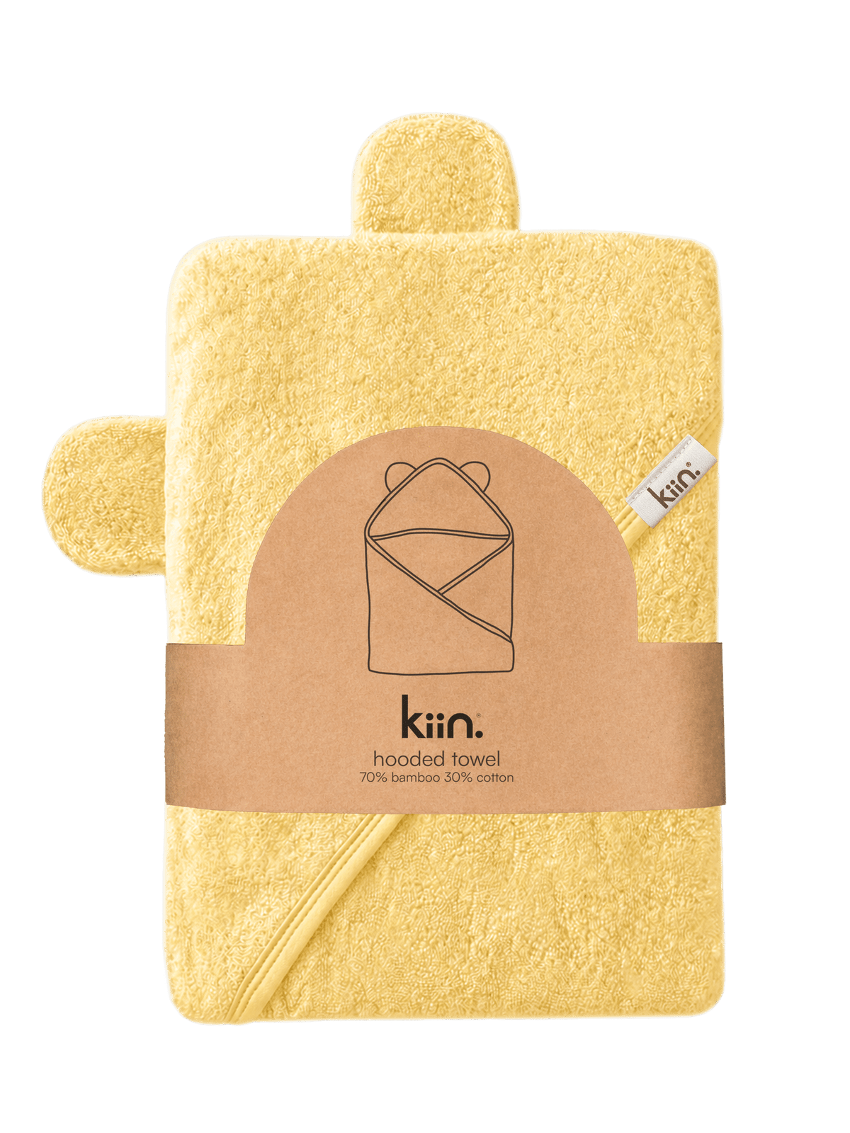 Hooded Towel - Buttercup Towels + Wash Cloths Kiin ®
