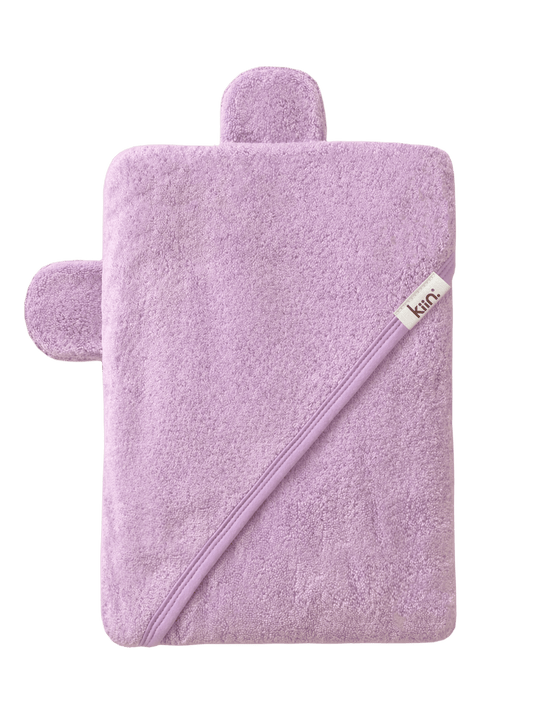 Hooded Towel - Lilac Towels + Wash Cloths Kiin ®
