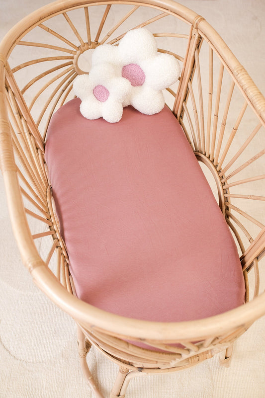 Organic Change Pad/Bassinet Sheet - OUTLET Sheets Kiin ® Heather