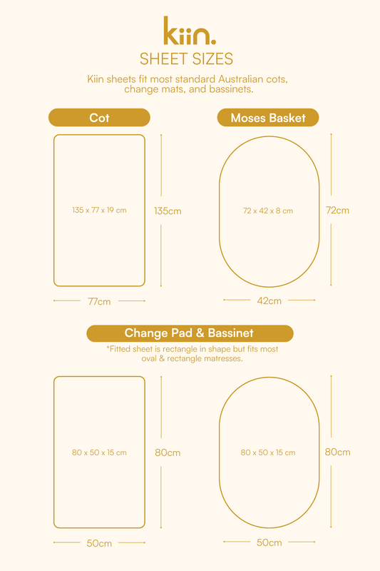 Organic Cot Sheet - OUTLET Sheets Kiin ®