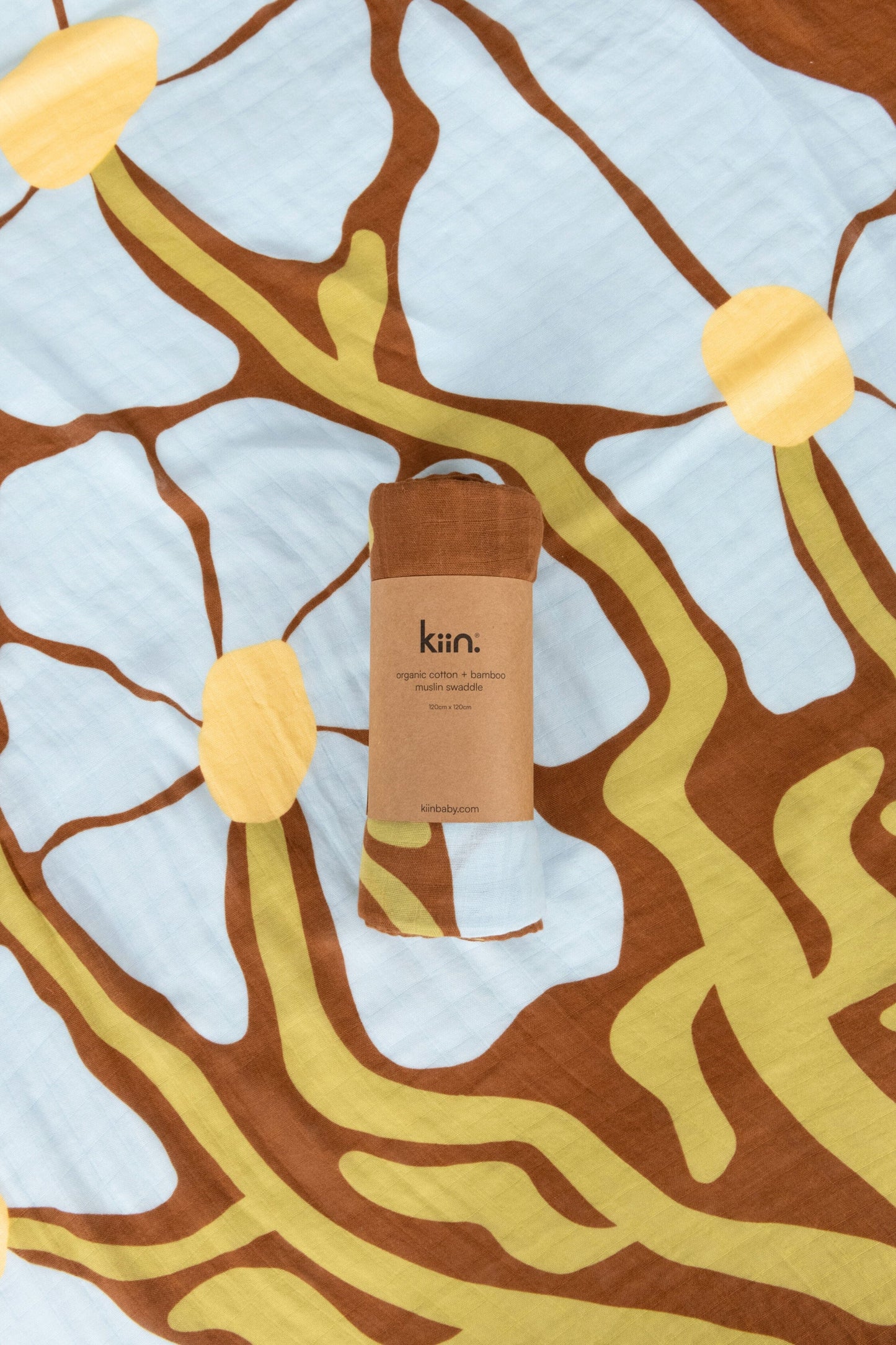 Organic Muslin Swaddle - Fleur (Limited Edition) Swaddles Kiin ®