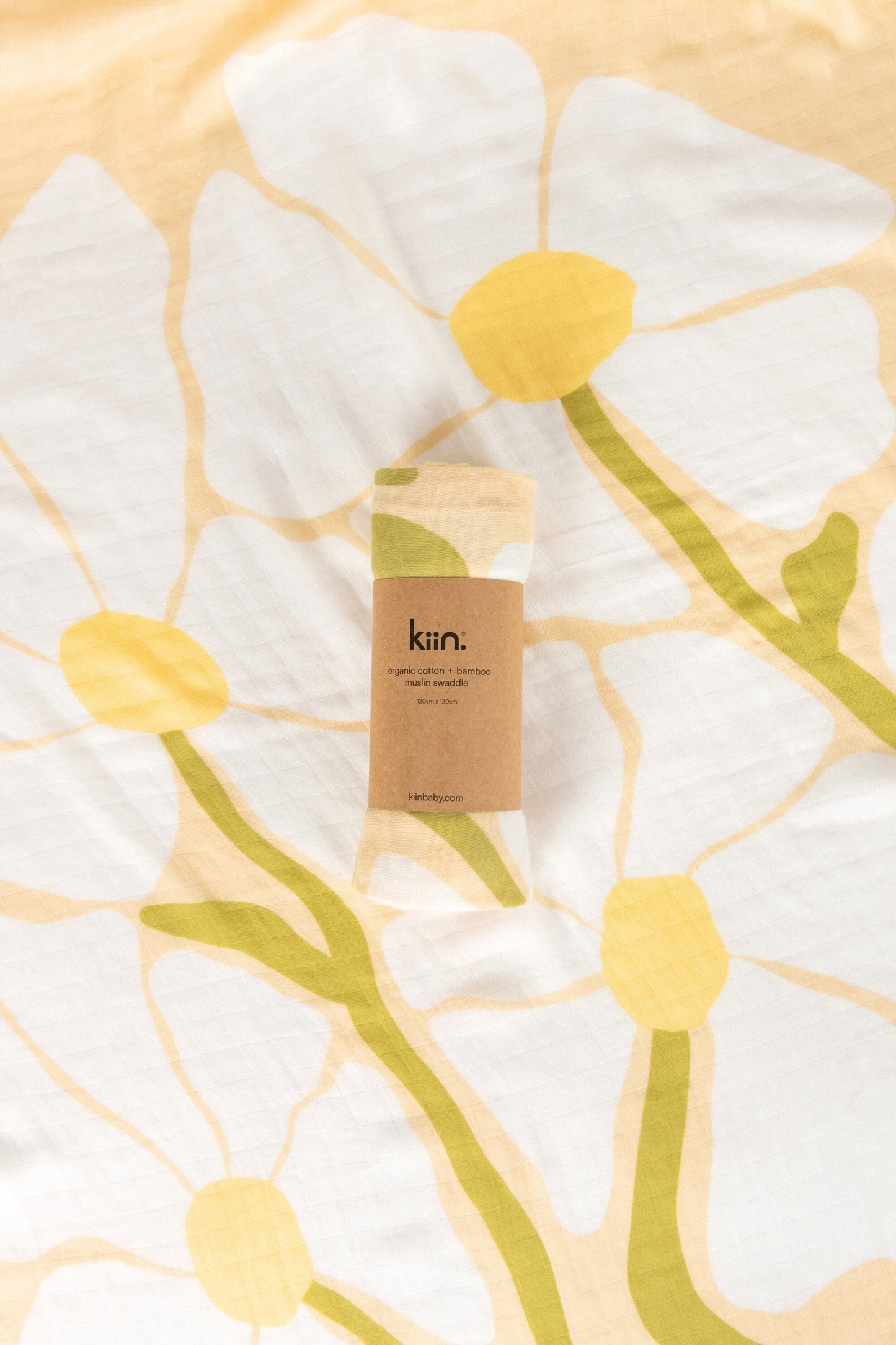 Organic Muslin Swaddle - Fleur (Limited Edition) Swaddles Kiin ®