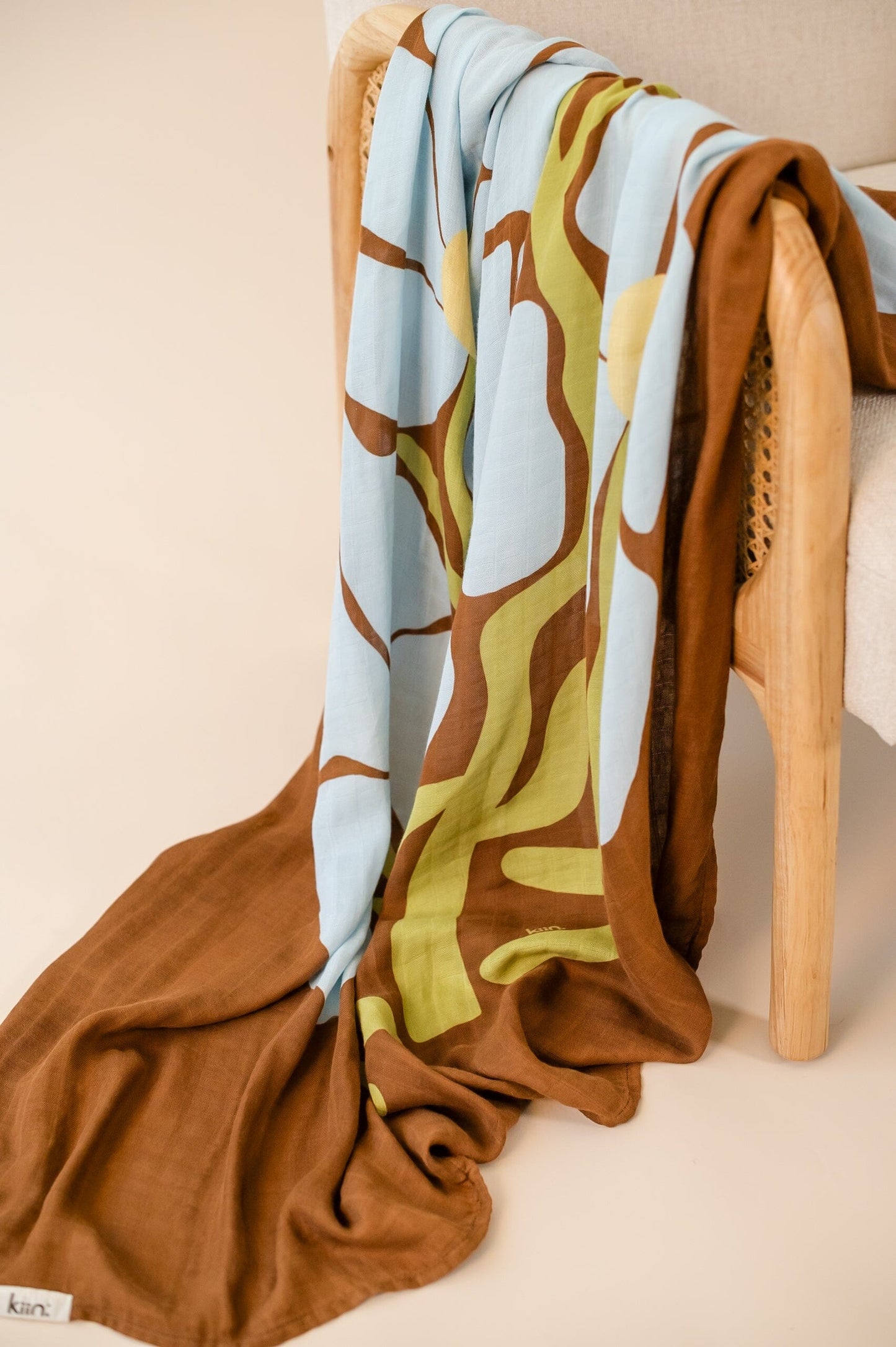 Organic Muslin Swaddle - Fleur (Limited Edition) Swaddles Kiin ®