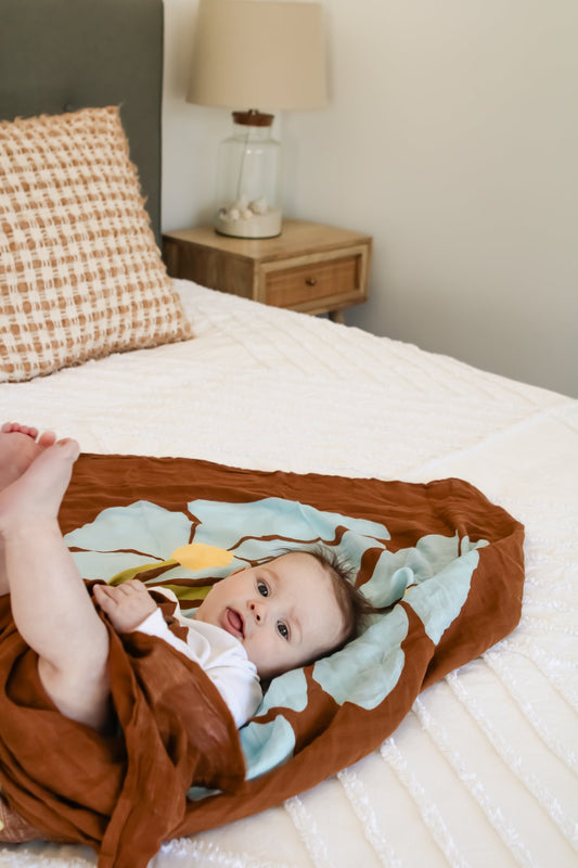 Organic Muslin Swaddle - Limited Edition Swaddles Kiin ®