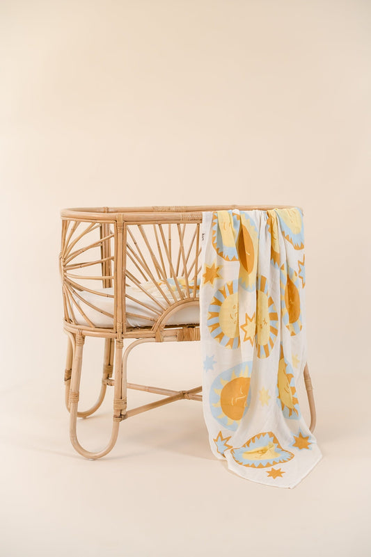 Organic Muslin Swaddle - Sunny Day (Limited Edition) Swaddles Kiin ®
