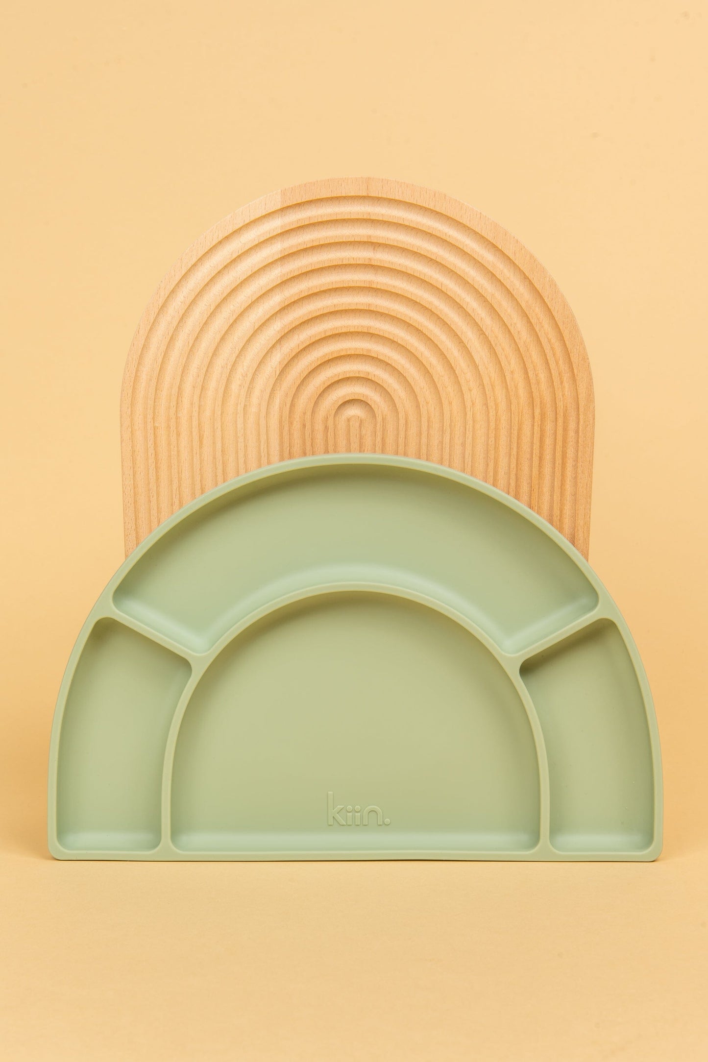 Silicone Divided Plate Bibs + Tableware Kiin ® Sage