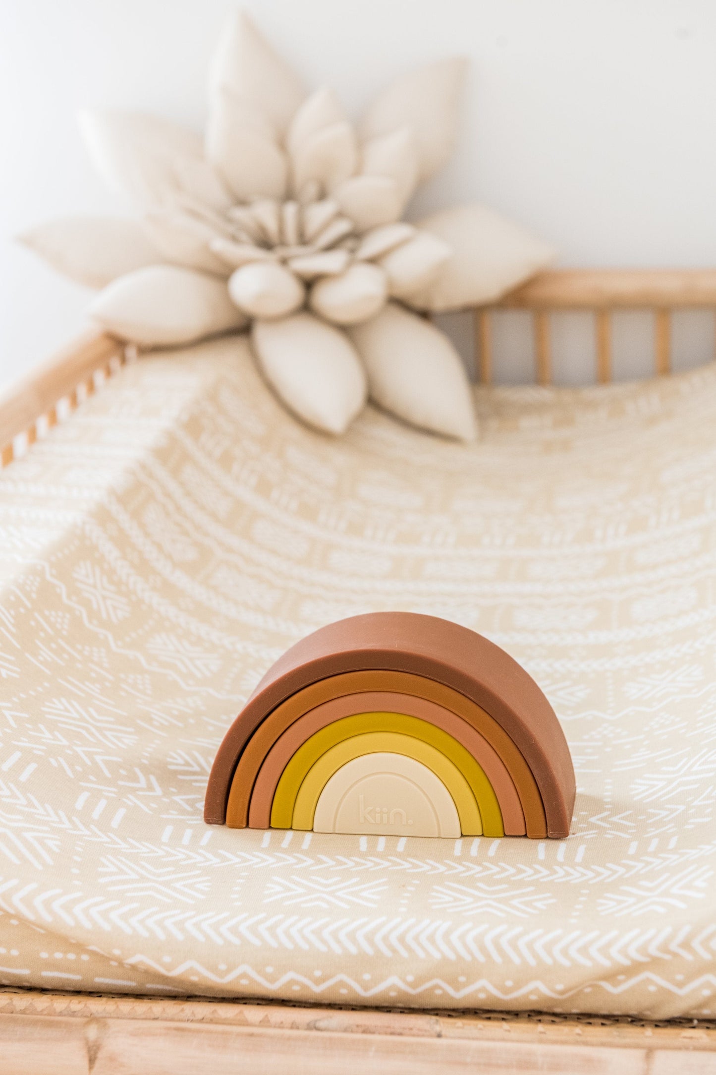 Silicone Rainbow Stacking Toy Toys Kiin Baby