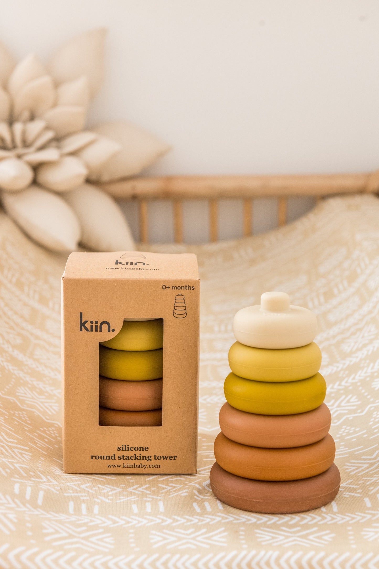 Silicone Round Stacking Tower Toy Toys Kiin Baby