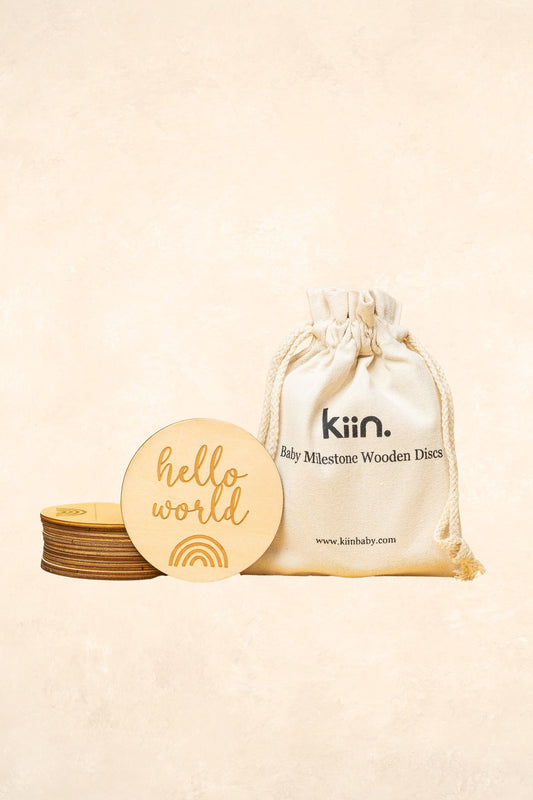 Baby Milestone Wooden Discs