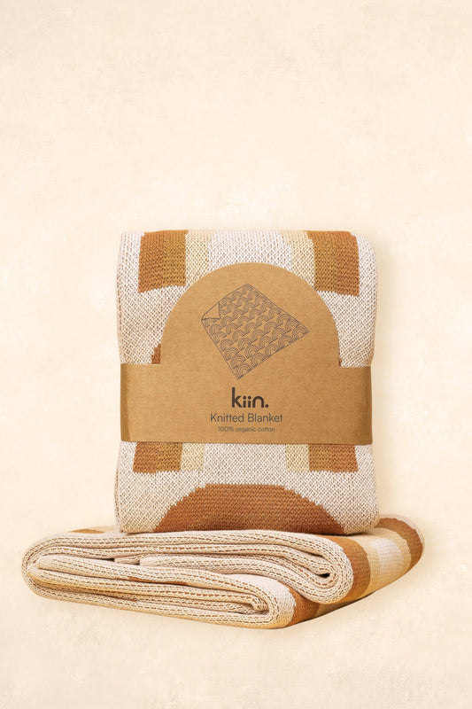 Organic Cotton Knitted Blanket