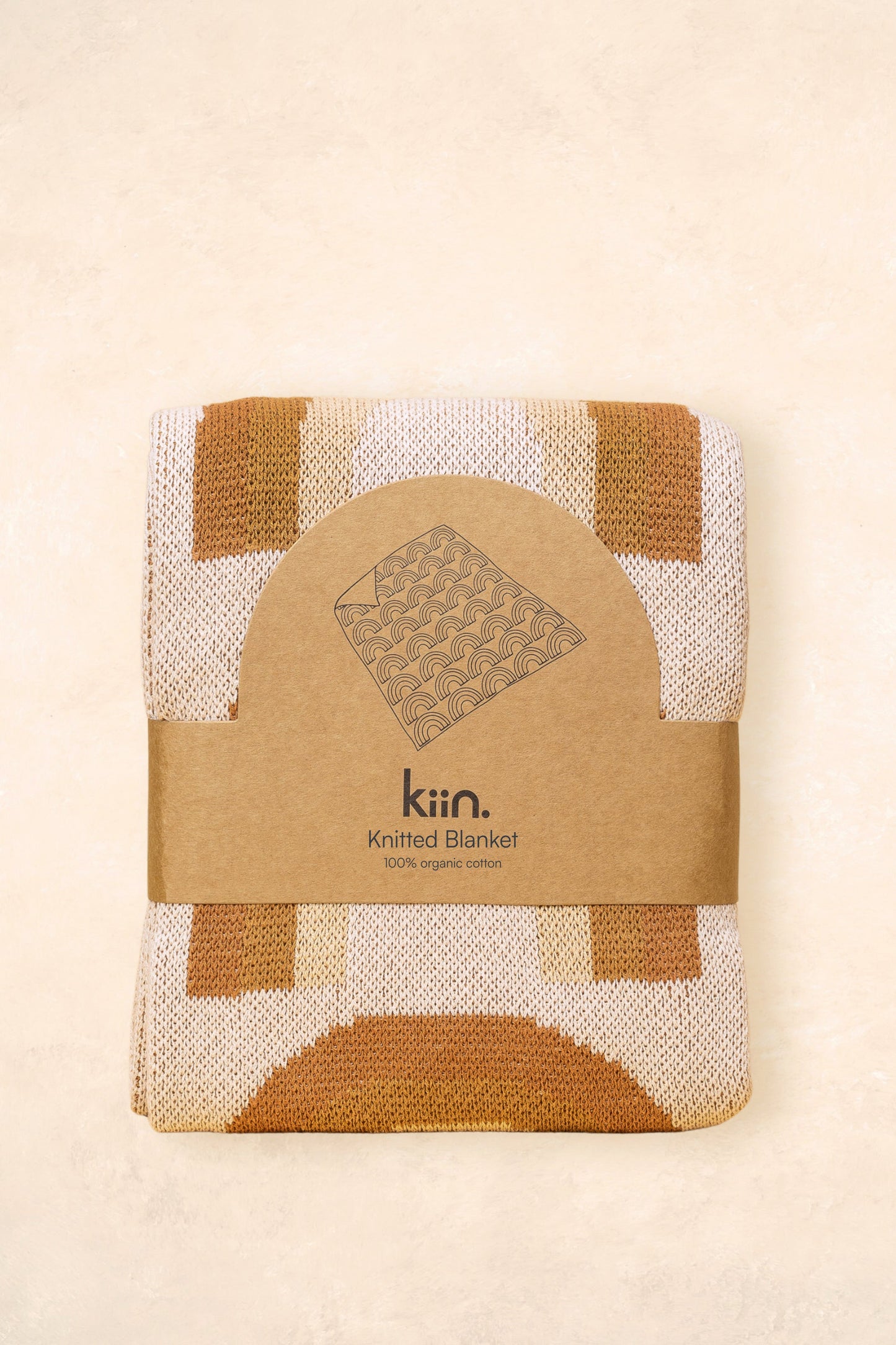 Organic Cotton Knitted Blanket