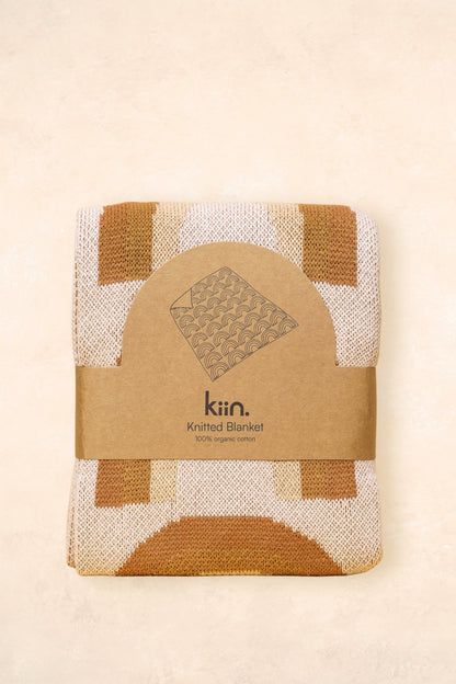 Organic Cotton Knitted Blanket