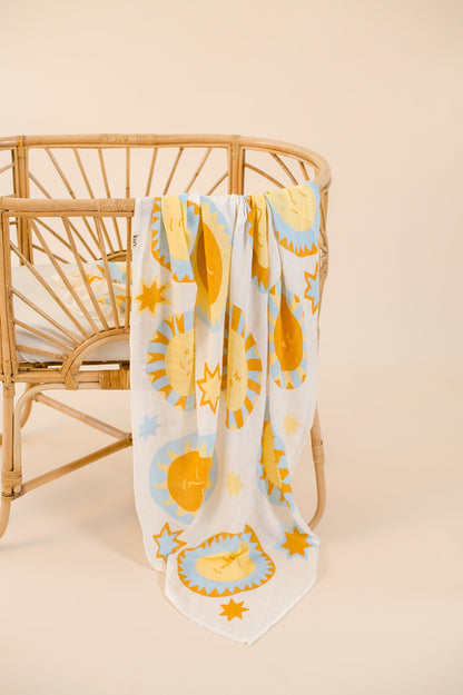 Organic Muslin Swaddle - Sunny Day (Limited Edition)