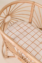 Bassinet/Co Sleeper Organic Sheet - Lattice