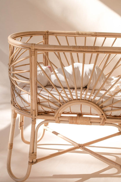 Bassinet/Co Sleeper Organic Sheet - Lattice