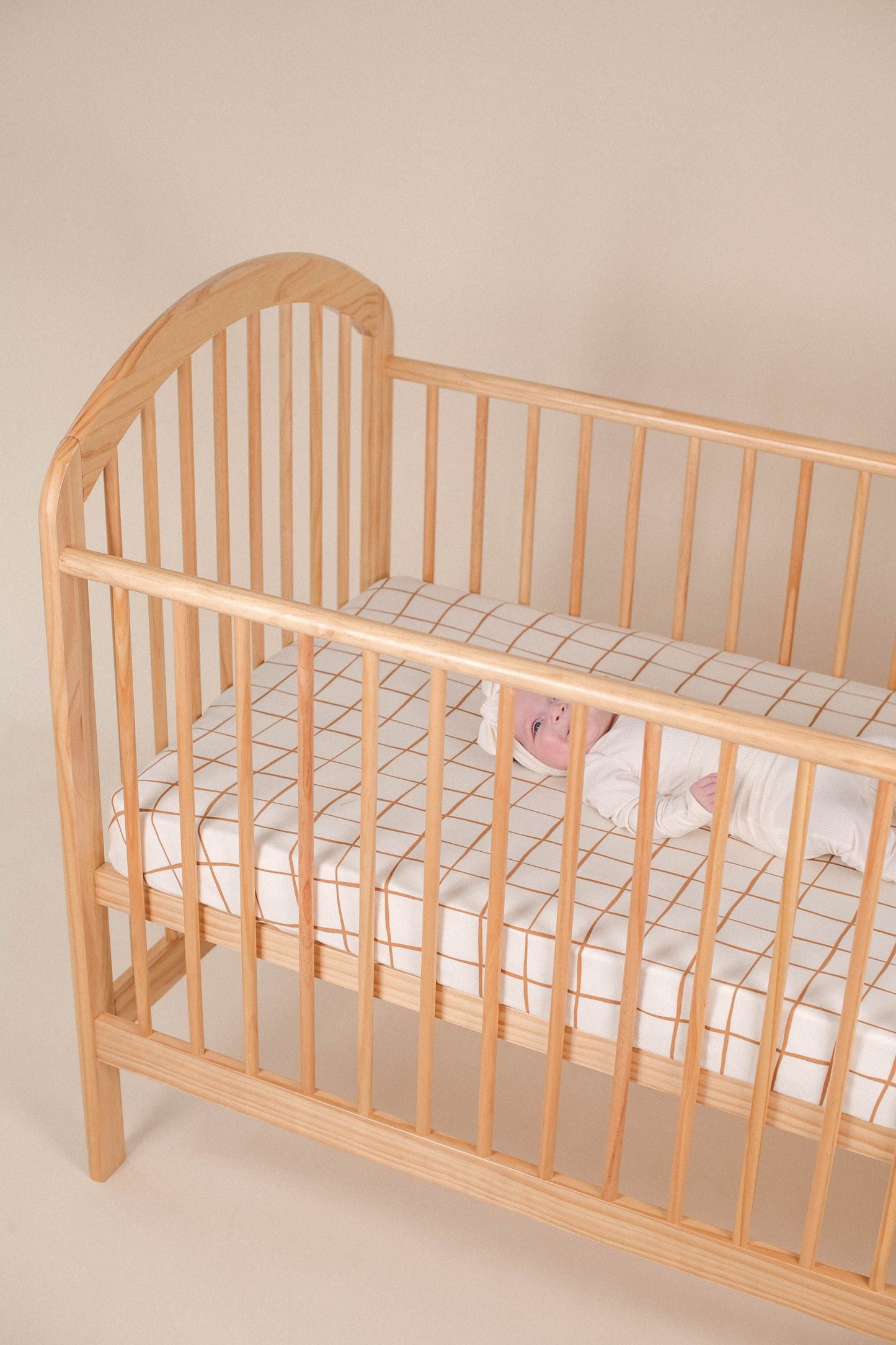 Cot Organic Sheet - Lattice