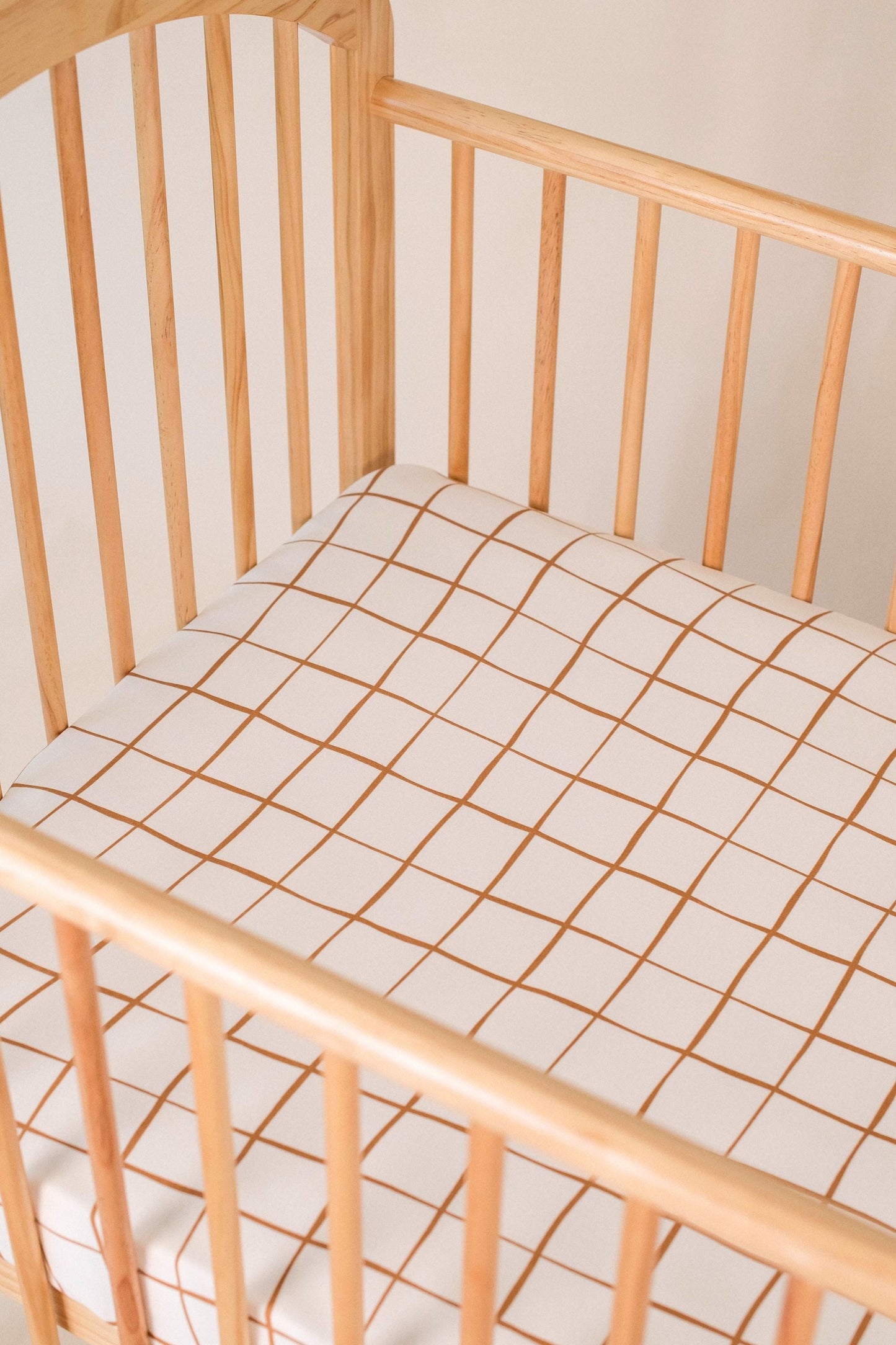 Cot Organic Sheet - Lattice