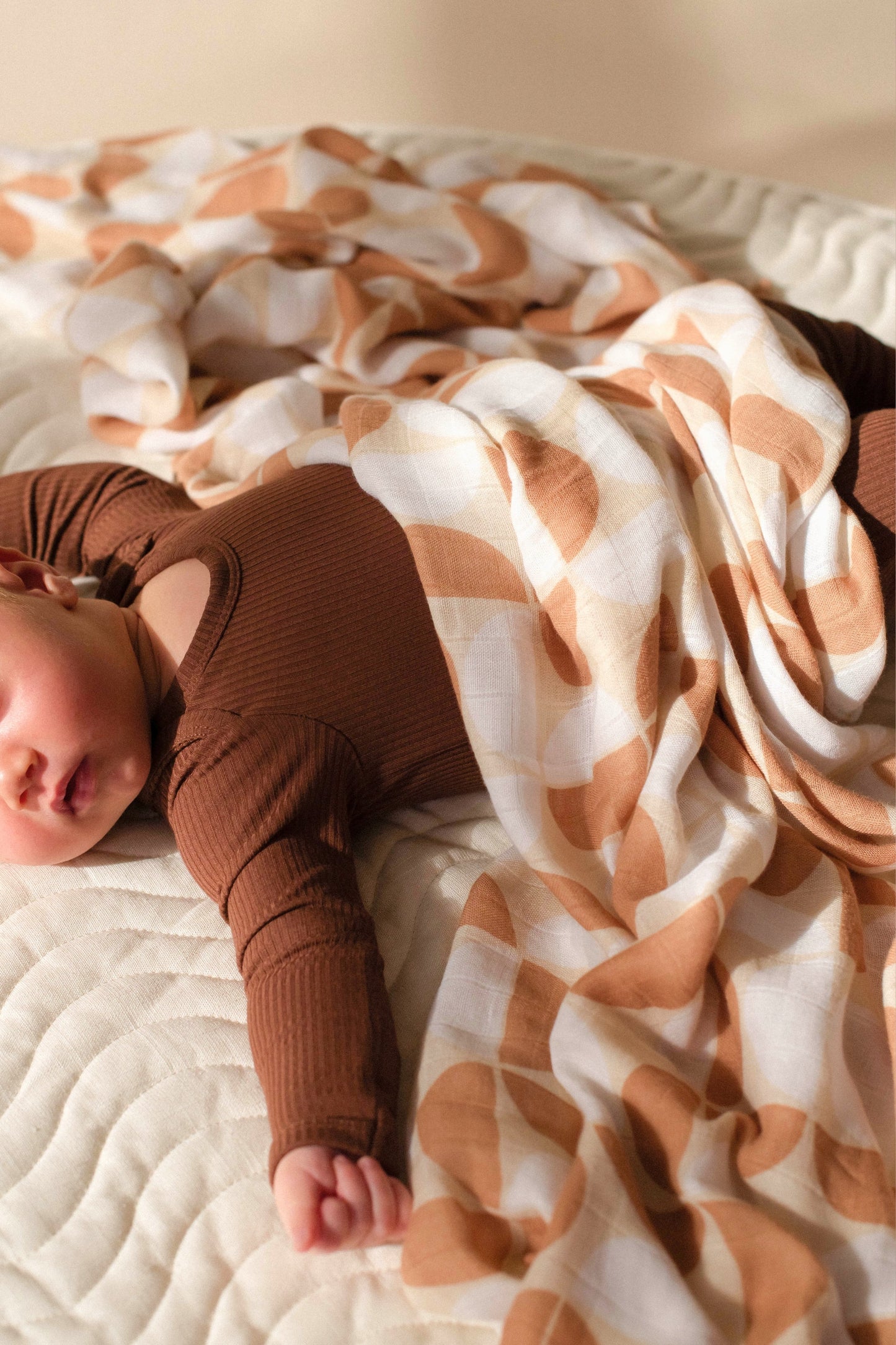 Organic Muslin Swaddle - Pebble (Limited Edition) Swaddles Kiin ® 