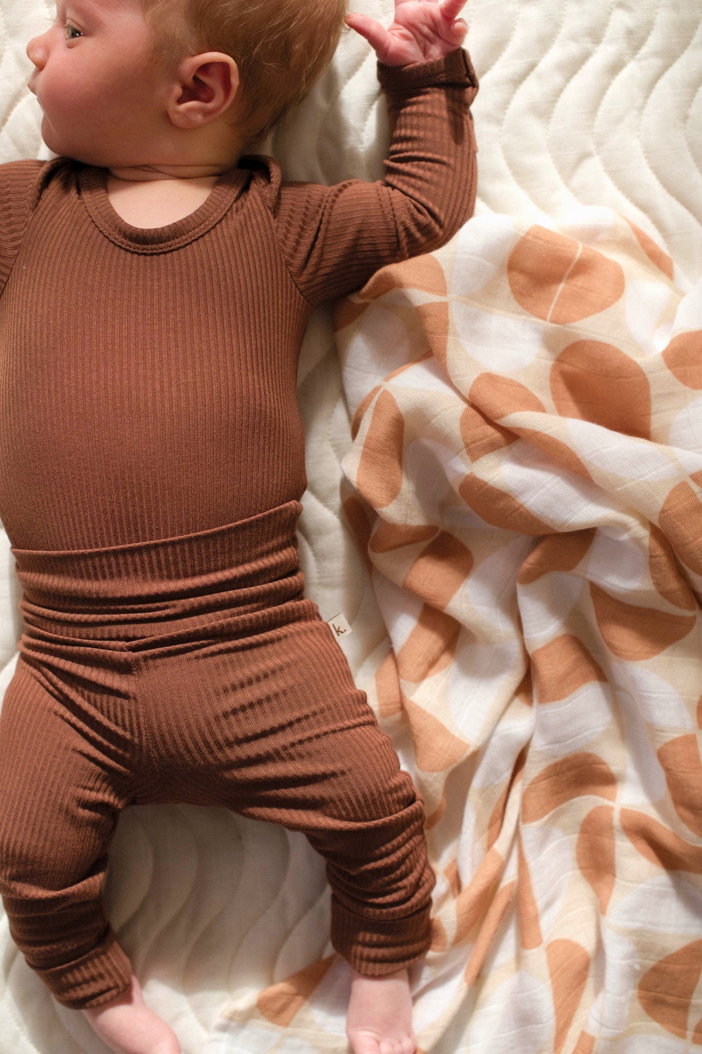 Organic Muslin Swaddle - Pebble (Limited Edition) Swaddles Kiin ® 