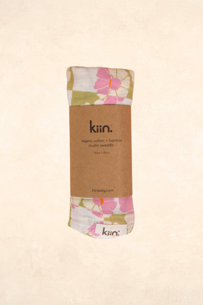Organic Muslin Swaddle - Whimsy (Limited Edition) Swaddles Kiin ® 
