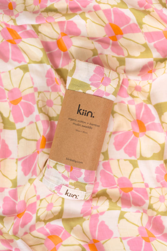 Organic Muslin Swaddle - Whimsy (Limited Edition) Swaddles Kiin ® 
