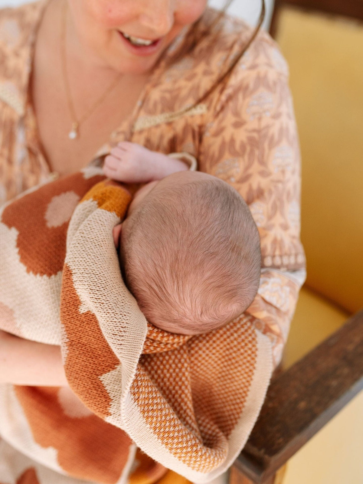 Baby Blanket Organic Cotton Knit - Bloom Blankets Kiin ® 