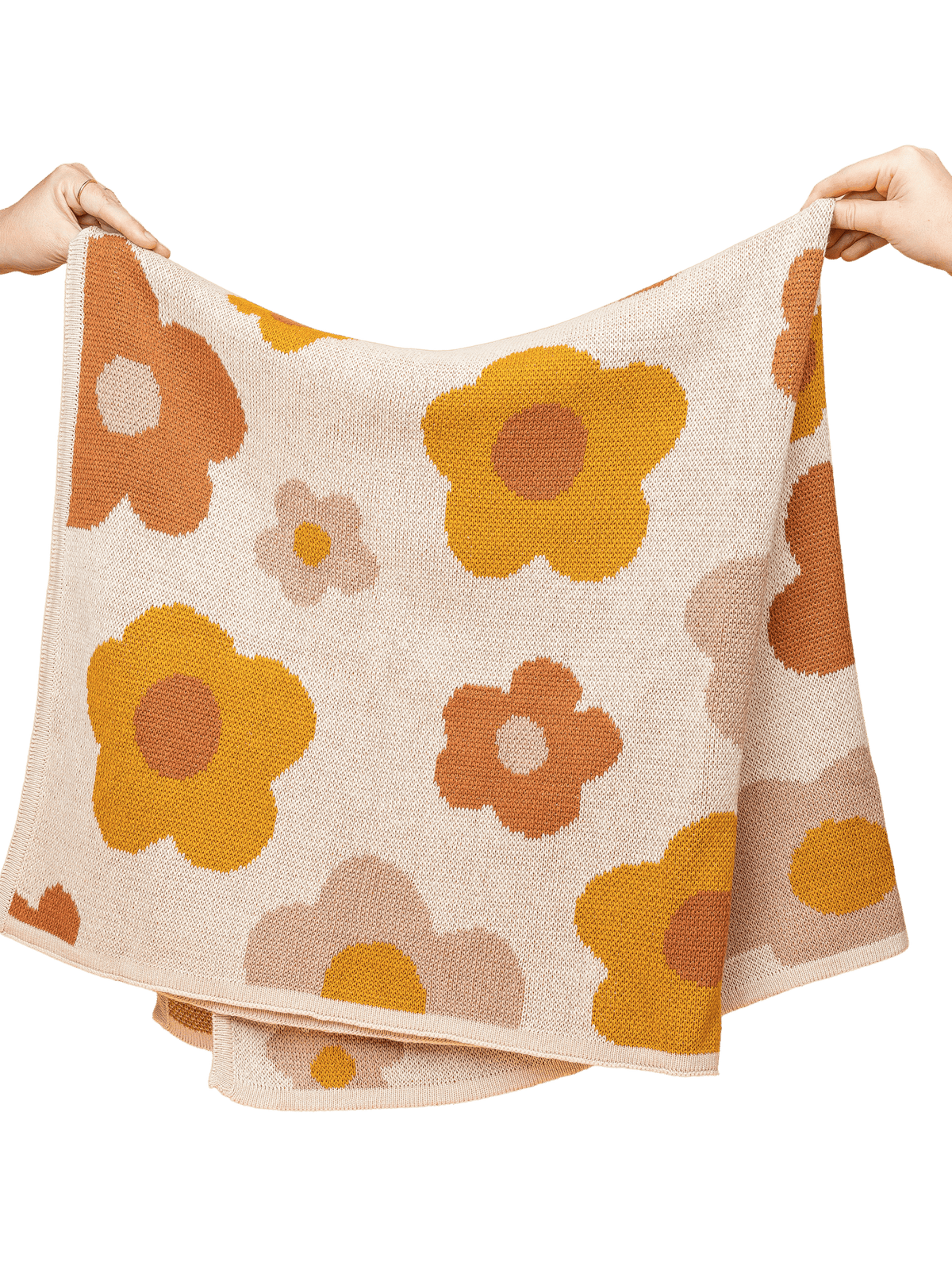 Baby Blanket Organic Cotton Knit - Bloom Blankets Kiin ® 