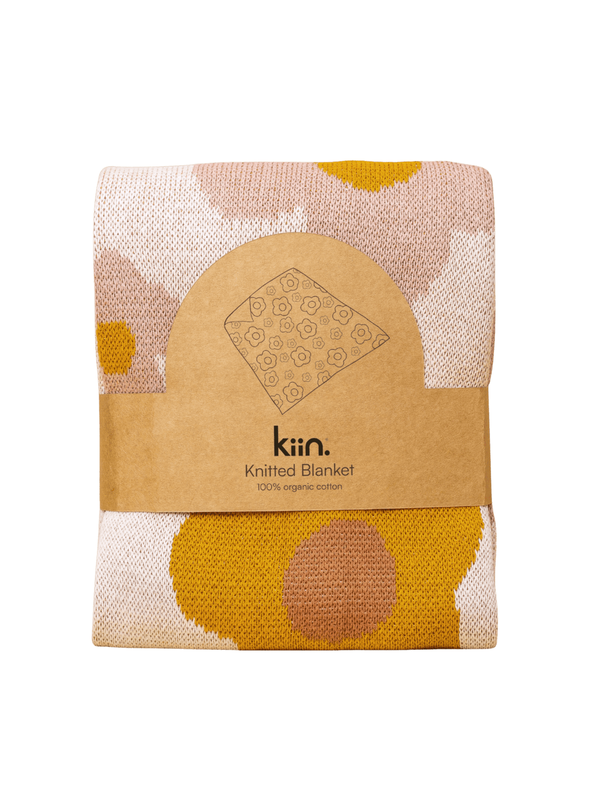 Baby Blanket Organic Cotton Knit - Bloom Blankets Kiin ® 