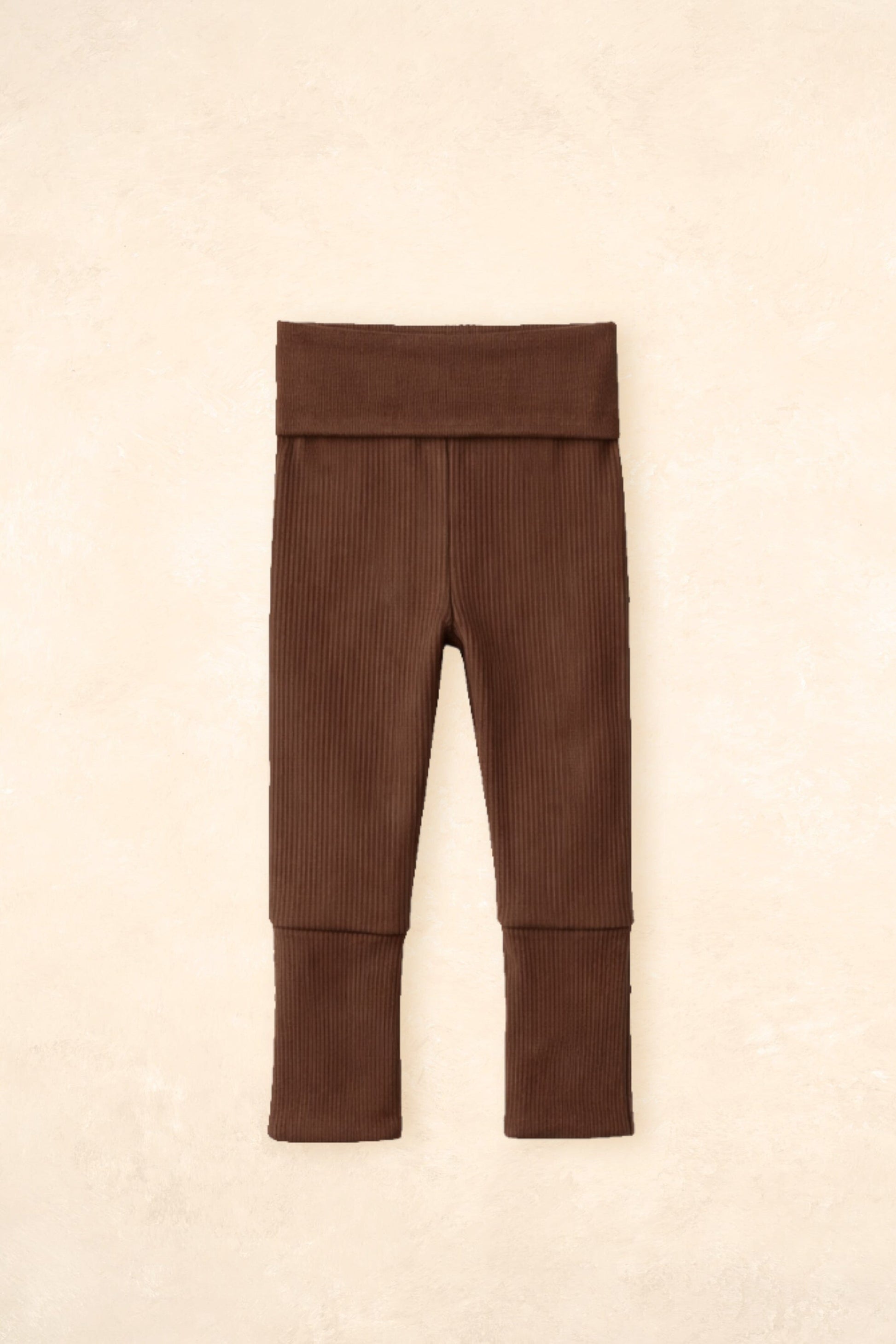 Bamboo Fold Down Leggings Clothing Kiin ® Premmie (00000) Chocolate 