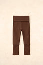 Bamboo Fold Down Leggings Clothing Kiin ® Premmie (00000) Chocolate 