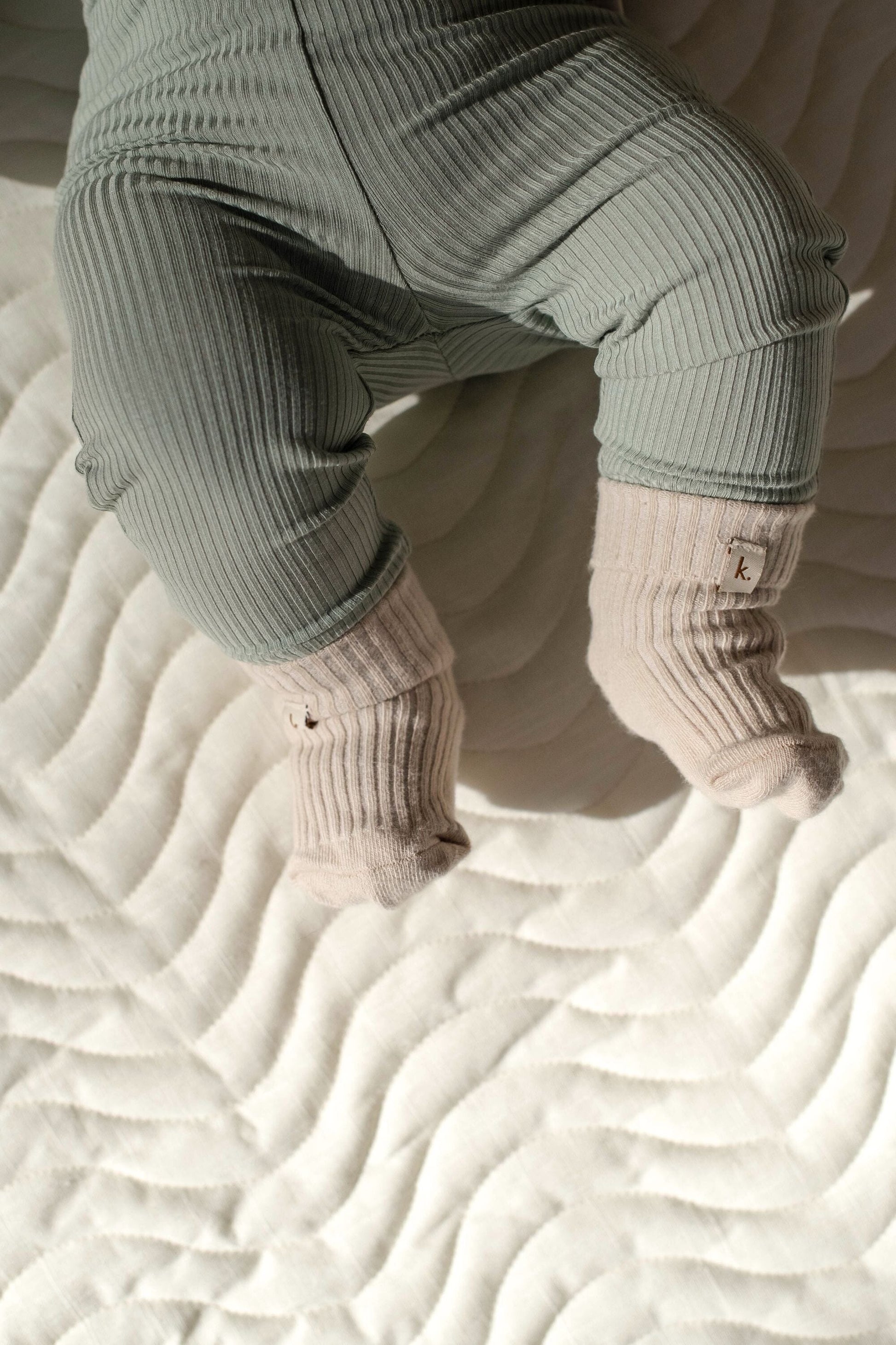 Bamboo Fold Down Leggings - Sage Clothing Kiin ® 