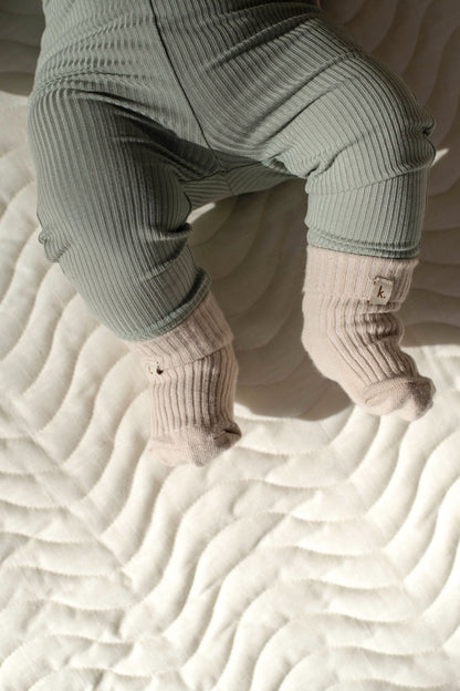Bamboo Fold Down Leggings - Sage Clothing Kiin ® 
