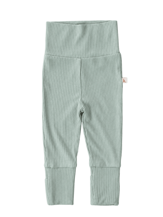 Bamboo Fold Down Leggings - Sage Clothing Kiin ® 