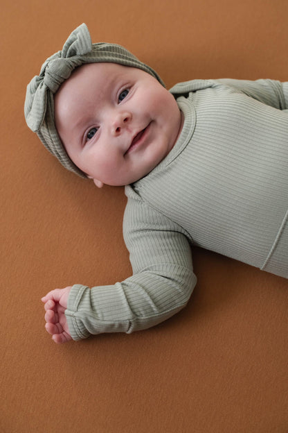 Bamboo Long Sleeve Bodysuit - Sage Clothing Kiin ® 