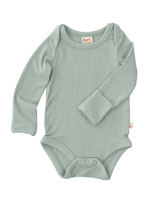 Bamboo Long Sleeve Bodysuit - Sage Clothing Kiin ® 