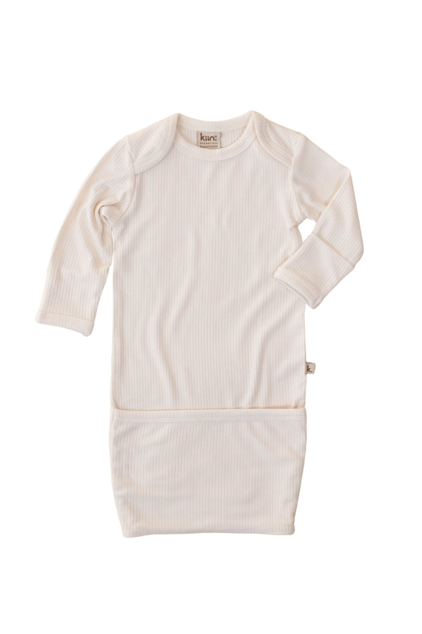 Bamboo Newborn Gown - Ivory Clothing Kiin ® 