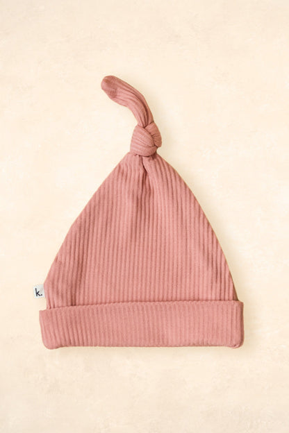 Bamboo Stretch Beanie - OUTLET Bows + Beanies Kiin ® Blush 