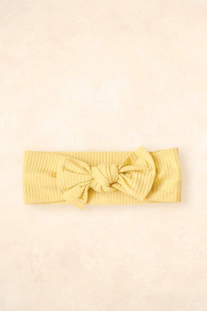 Bamboo Stretch Bow Headband Bows + Beanies Kiin ® Buttercup 