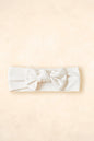 Bamboo Stretch Bow Headband Bows + Beanies Kiin ® Ivory 
