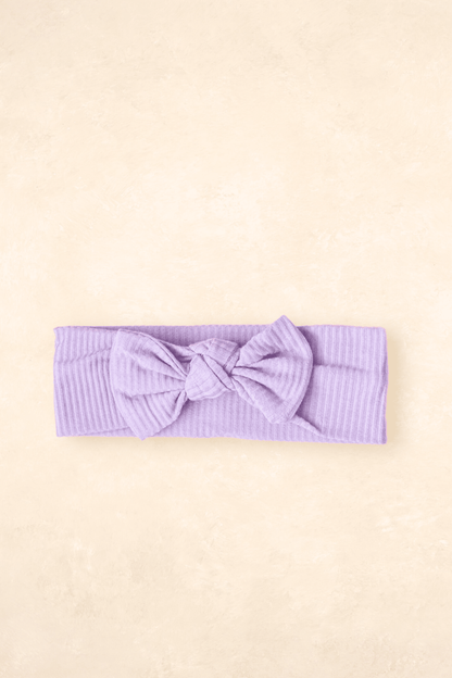 Bamboo Stretch Bow Headband Bows + Beanies Kiin ® Lilac 