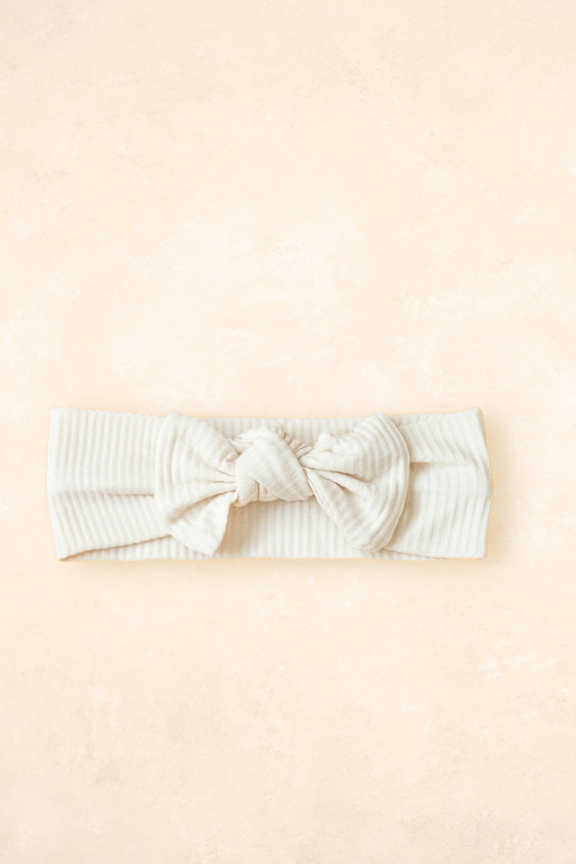 Bamboo Stretch Bow Headband - OUTLET Bows + Beanies Kiin ® Ivory 