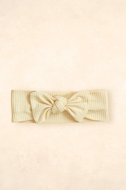Bamboo Stretch Bow Headband - OUTLET Bows + Beanies Kiin ® Oat 