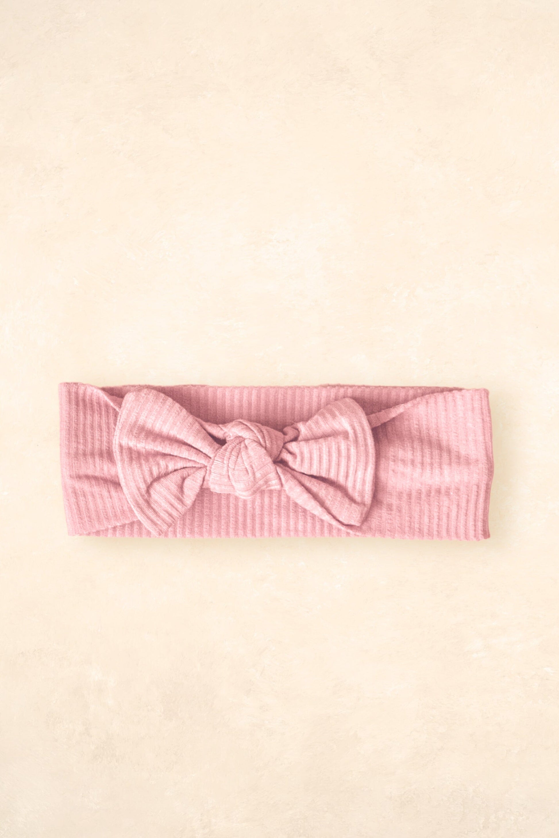 Bamboo Stretch Bow Headband - OUTLET Bows + Beanies Kiin ® Rose 