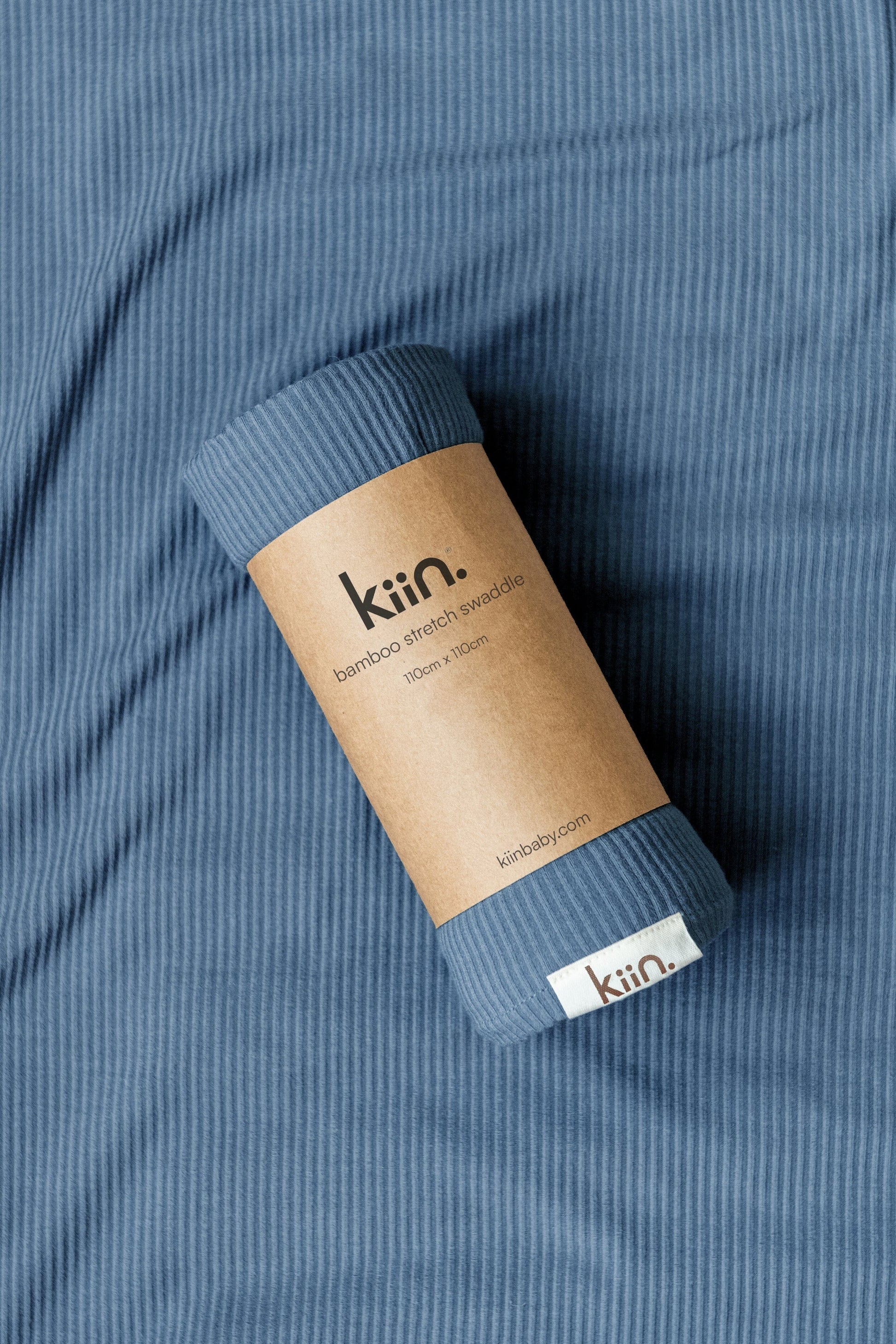 Bamboo Stretch Swaddle Swaddles Kiin ® Blue Shadow 