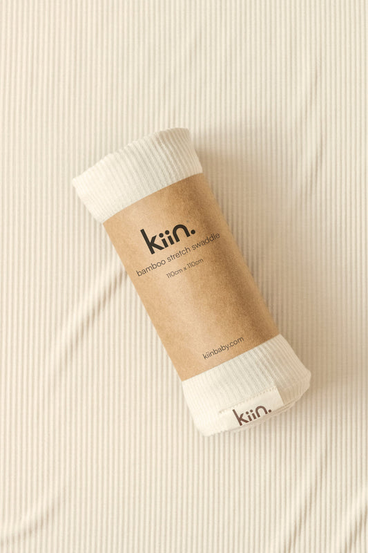 Bamboo Stretch Swaddle Swaddles Kiin ® Ivory 