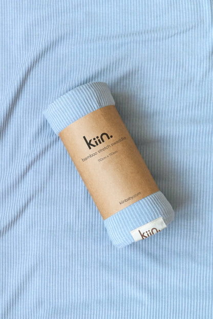 Bamboo Stretch Swaddle Swaddles Kiin ® Pastel Sky 